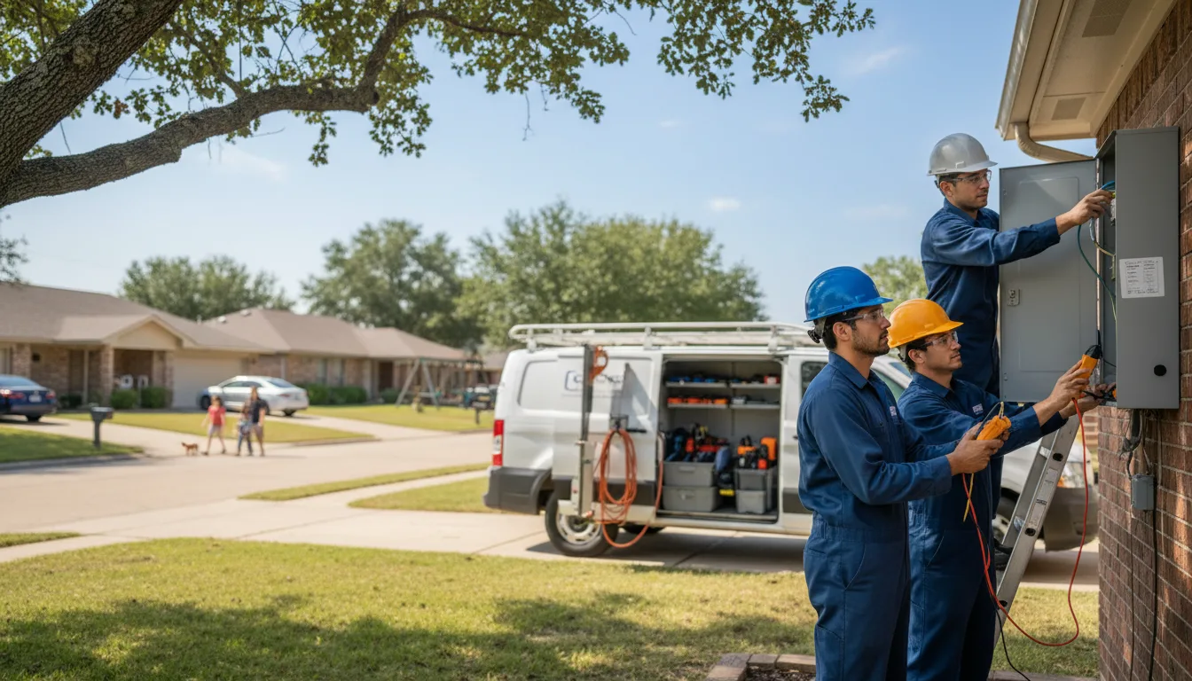 Certified electrician providing emergency electrical services in Hamilton, IN